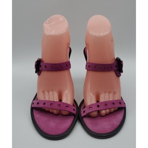 DONALD J PLINER Mountains of Italy Fuschia Pink Vianna Sandal Size 8M - Picture 2 of 14